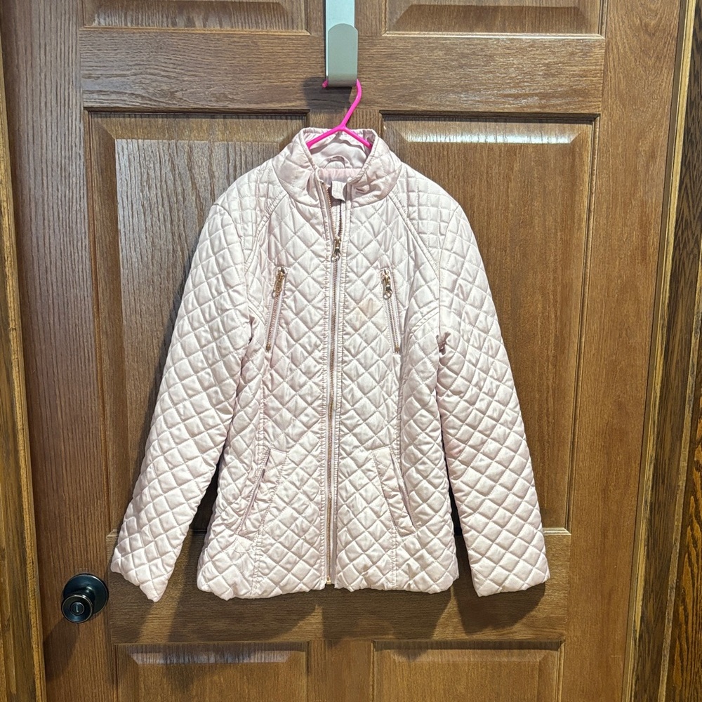 SO Blush Quilted Puffer Jacket